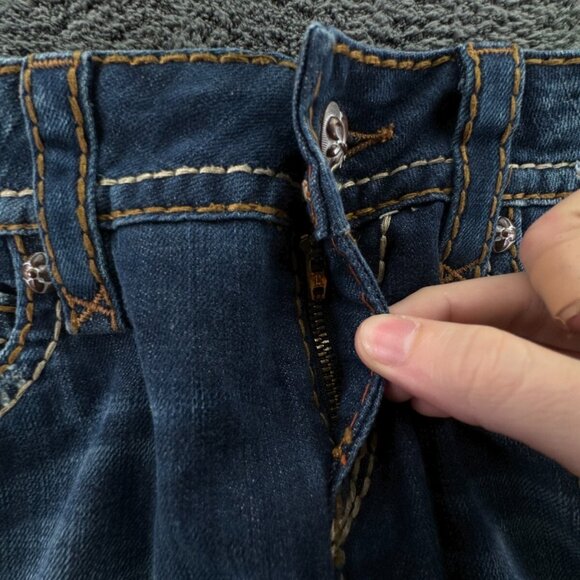 Rock Revival Patti Boot Cut Women's Denim Jeans Size 28 Adult Embellished Grunge - Picture 13 of 16